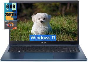 Acer Aspire 3 15 Laptop, 15.6" FHD (1920 x 1080) Touchscreen, AMD Ryzen 5 7520U 4 Cores Processor, AMD Radeon Graphics, 8GB  DDR4  256GB  PCIe SSD, Wi-Fi 6, Windows 11 Home