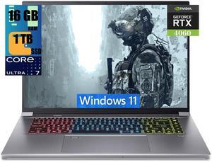 Acer Predator Triton Neo 16 Gaming Laptop, 16" WQXGA 240Hz Display, Intel Core Ultra 7 155H 16-Core Processor, GeForce RTX 4060 8GB GDDR6, 16GB  DDR4  1TB PCIe SSD, RGB Backlit, Windows 11 Home