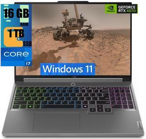 Lenovo Legion 5i 16 Gaming Laptop, 16" WQXGA Display, Intel Core i7-14650HX 16 Cores Processor, NVIDIA GeForce RTX 4070 8GB GDDR6, 16GB DDR5  1TB PCIe SSD, RGB Backlit, Wi-Fi 6, Windows 11