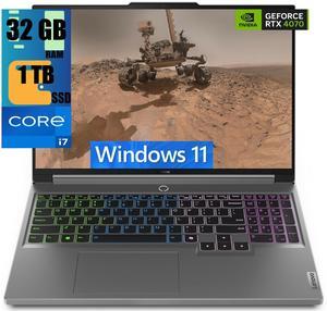 Lenovo Legion 5i 16 Gaming Laptop, 16" WQXGA Display, Intel Core i7-14650HX 16 Cores Processor, NVIDIA GeForce RTX 4070 8GB GDDR6, 32GB DDR5  1TB PCIe SSD, RGB Backlit, Wi-Fi 6, Windows 11