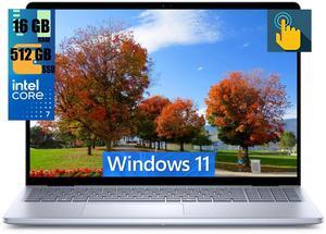 Dell Inspiron 16 Business Laptop, 16" WUXGA Touchscreen, Intel Core 7 150U 10-Core Processor, Intel Iris Xe Graphics, 16GB DDR4  512GB PCIe SSD, Wi-Fi 6E Backlit KB Fingerprint, Windows 11