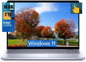 Dell Inspiron 16 Business Laptop, 16" WUXGA Touchscreen, Intel Core 7 150U 10-Core Processor, Intel Iris Xe Graphics, 16GB DDR4  2TB PCIe SSD, Wi-Fi 6E Backlit KB Fingerprint, Windows 11