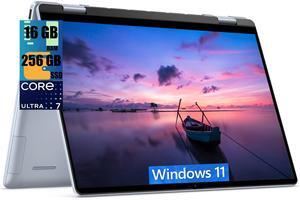DELL Inspiron 16 2-in-1 Business Laptop, 16" WUXGA Touchscreen, Intel Core Ultra 7 155H 16 cores Processor, Intel Arc graphics, 16GB  DDR4  256GB  PCIe SSD, Wi-Fi 6E + Bluetooth, Windows 11 Home
