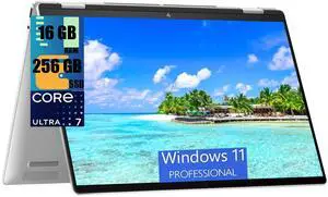 HP Envy X360 16 Laptop, 16" FHD+ Touchscreen, Intel Core Ultra 7 155U 12 cores Processor, Intel UHD Graphics, 16GB  DDR4  256GB  PCIe SSD, Wi-Fi 6 + Bluetooth, Windows 11 Pro