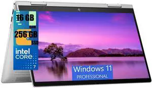 HP Envy X360 14 Laptop, 14" FHD Multi-Touch, Intel Core 7 150U 10 Cores Processor, Intel Integrated Graphics, 16GB  DDR4  256GB  PCIe SSD, Backlit Fingerprint USB-C, Windows 11 Pro