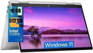 HP Envy X360 14 Laptop, 14" FHD Multi-Touch, Intel Core 7 150U 10 Cores Processor, Intel Integrated Graphics, 16GB  DDR4  512GB   PCIe SSD, Backlit Fingerprint USB-C, Windows 11 Home