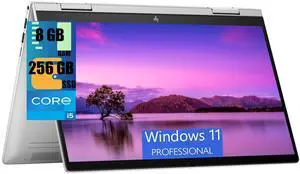 HP Envy 2-in-1 14 Laptop, 14" FHD (1920 x 1080) Touchscreen, Intel Core i5-1335U 10-Cores Processor, Intel Iris Xe Graphics, 8GB  DDR4  256GB  PCIe SSD, Fingerprint, Backlit KB, Windows 11 Pro