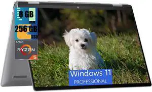 HP Envy x360 2-in-1 16 Laptop, 16" WUXGA 1920 x 1200 Touchscreen, AMD Ryzen 5 8640HS 6-Core Processor, AMD Radeon Graphics, 8GB  DDR4  256GB  PCIe SSD, Backlit KB, Wi-Fi 6E, Windows 11 Pro