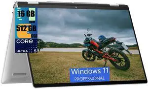 HP Envy x360 2-in-1 16 Laptop, 16" WUXGA IPS Touchscreen, Intel Core Ultra 5 125U 12 Cores Processor, Intel Graphics, 16GB DDR4  512GB PCIe SSD, Backlit Keyboard, Bluetooth 5.3, Windows 11 Pro
