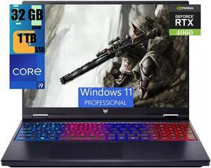 Acer Predator Helios Neo 16 Gaming Laptop, 16" WUXGA 165Hz Display, Intel Core i9-14900HX 24-Core Processor, NVIDIA GeForce RTX 4060 8GB Graphic, 32GB DDR5  1TB PCIe SSD, RGB Backlit, Windows 11 Pro