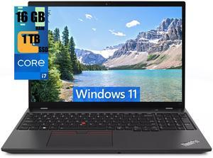 Lenovo ThinkPad T16 Business Laptop, 16" FHD+ Display, Intel 10 Cores i7-1355U Processor, Intel Iris Xe Graphics, 16GB DDR4  1TB PCIe SSD, Fingerprint, Webcam, Ethernet, Wi-Fi 6E, Windows 11