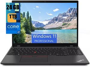 Lenovo ThinkPad T16 Business Laptop, 16" FHD+ Display, Intel 10 Cores i7-1355U Processor, Intel Iris Xe Graphics, 24GB DDR4  1TB PCIe SSD, Fingerprint, Webcam, Ethernet, Wi-Fi 6E, Windows 11 Pro