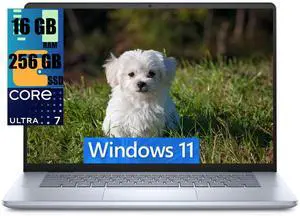 Dell Inspiron 16 Plus 7640 Laptop, 16" 2.5K(2560x1600) Display, Intel Core Ultra 7 155H Processor, Intel Arc graphics, 16GB  DDR4  256GB  PCIe SSD, Wi-Fi, Bluetooth, FHD Webcam, Windows 11 Home
