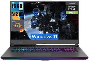 ASUS ROG Strix G17 Gaming Laptop, 17.3" FHD (1920 x 1080) Display, AMD Ryzen 9 7845HX 12-Core Processor, NVIDIA GeForce RTX 4060 8GB GDDR6, 16GB DDR5  512GB PCIe SSD, RGB Backlit KB, Windows 11