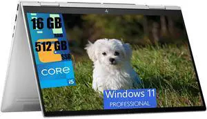 HP Envy x360 2-in-1 14 Laptop, 14" FHD Touchscreen, Intel Core 7 150U 10 Cores Processor, Intel Graphics, 16GB  DDR4  512GB   PCIe SSD, Backlit Keyboard, Fingerprint Reader, Windows 11 Pro