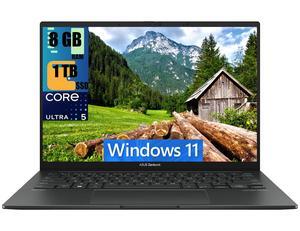ASUS ZenBook 14 Pro OLED Business Laptop, 14" FHD+ (1920 x 1200) Touchscreen, Intel Core Ultra 5 125H Processor, Intel Graphics, 8GB DDR4  1TB PCIe SSD, FHD Webcam, Windows 11 Home