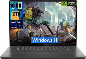 ASUS ROG Zephyrus G16 Gaming Laptop, 16" OLED QHD 240Hz Display, Intel Core Ultra 9 185H 16 Cores Processor, GeForce RTX 4070 8GB GDDR6, 16GB  DDR4  2TB PCIe SSD, Backlit KB, Windows 11 Home