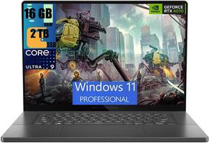 ASUS ROG Zephyrus G16 Gaming Laptop, 16" OLED QHD 240Hz Display, Intel Core Ultra 9 185H 16 Cores Processor, GeForce RTX 4070 8GB GDDR6, 16GB  DDR4  2TB PCIe SSD, Backlit KB, Windows 11 Pro