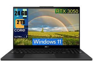 ASUS Vivobook Pro 15 OLED Gaming Laptop, 15.6" FHD Display, Intel Ultra 7 155H 16-Core processor, NVIDIA GeForce RTX 3050 6GB GDDR6, 24GB DDR4  2TB PCIe SSD, Thunderbolt 4 Backlit KB, Windows 11