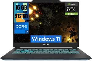 MSI Cyborg 14 Gaming Laptop, 14" WUXGA 144Hz Display, Intel Core i7-13620H 10-Core Processor, NVIDIA GeForce RTX 4060 8GB GDDR6, 16GB DDR5  512GB PCIe SSD, Backlit KB, Bluetooth 5.2, Windows 11