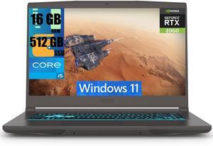 MSI Thin 15 Gaming Laptop, 15.6" FHD 144Hz Display, Intel Core i5-13420H 8-core Processor, GeForce RTX 4060 8GB, 16GB DDR4  512GB PCIe SSD, WiFi 6, Backlit Keyboard, Bluetooth 5.2, Windows 11