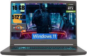 MSI Thin A15 AI Gaming Laptop, 15.6" FHD 144Hz Display, AMD Ryzen 9 8945HS 8 Cores Processor, NVIDIA GeForce RTX 4060 8GB GDDR6, 16GB DDR5  512GB PCIe SSD, Cooler Boost, Backlit KB, Windows 11