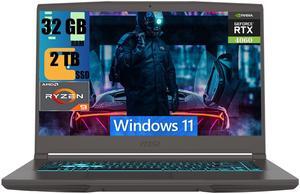 MSI Thin A15 AI Gaming Laptop, 15.6" FHD 144Hz Display, AMD Ryzen 9 8945HS 8 Cores Processor, NVIDIA GeForce RTX 4060 8GB GDDR6, 32GB DDR5  2TB PCIe SSD, Cooler Boost, Backlit KB, Windows 11