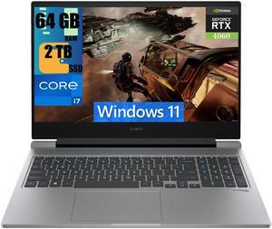 HP OMEN 16 Gaming Laptop, 16.1" FHD 144Hz Display, Intel Core i7-14700HX 20 Cores Processor, NVIDIA GeForce RTX 4060 8 GB GDDR6, 64GB DDR5  2TB PCIe SSD, RGB Backlit Numeric KB, Windows 11
