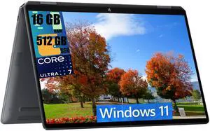 HP OmniBook Ultra Flip 14 Laptop, 14" 3k (2880 x 1800) OLED Touchscreen, Intel Core Ultra 7 256V 8-Core Processor, Intel Arc Graphics, 16GB DDR4  512GB PCIe SSD, Backlit KB Fingerprint, Windows 11