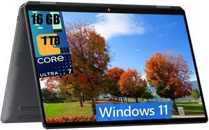 HP OmniBook Ultra Flip 14 Laptop, 14" 3k (2880 x 1800) OLED Touchscreen, Intel Core Ultra 7 256V 8-Core Processor, Intel Arc Graphics, 16GB DDR4  1TB PCIe SSD, Backlit KB Fingerprint, Windows 11
