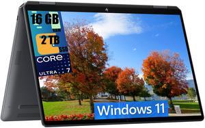 HP OmniBook Ultra Flip 14 Laptop, 14" 3k (2880 x 1800) OLED Touchscreen, Intel Core Ultra 7 256V 8-Core Processor, Intel Arc Graphics, 16GB DDR4  2TB PCIe SSD, Backlit KB Fingerprint, Windows 11