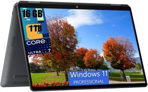 HP OmniBook Ultra Flip 14 Laptop, 14" 3k (2880 x 1800) OLED Touchscreen, Intel Core Ultra 7 256V 8-Core Processor, Intel Arc Graphics, 16GB DDR4  1TB PCIe SSD, Backlit KB Fingerprint, Windows 11 Pro