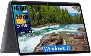 HP OmniBook Ultra Flip 2-in-1 14 Laptop, 14" 3k OLED Touchscreen, Intel Core Ultra 9 288V 8-Core Processor, Intel Arc Graphics, 16GB DDR4  512GB PCIe SSD, Backlit KB Fingerprint, Windows 11