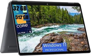 HP OmniBook Ultra Flip 2-in-1 14 Laptop, 14" 3k OLED Touchscreen, Intel Core Ultra 9 288V 8-Core Processor, Intel Arc Graphics, 32GB DDR4  512GB PCIe SSD, Backlit KB Fingerprint, Windows 11 Pro