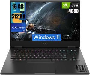 HP Omen 16 Gaming Laptop, 16.1" QHD 240Hz, Intel Core i9-14900HX 24 Cores Processor, NVIDIA GeForce RTX 4080 12GB GDDR6 Graphics, 16GB DDR5  512GB PCIe SSD, RGB Backlit KB, Wi-Fi 7, Windows 11