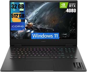 HP Omen 16 Gaming Laptop, 16.1" QHD 240Hz, Intel Core i9-14900HX 24 Cores Processor, NVIDIA GeForce RTX 4080 12GB GDDR6 Graphics, 32GB DDR5  512GB PCIe SSD, RGB Backlit KB, Wi-Fi 7, Windows 11