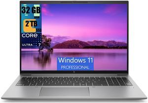 HP ZBook Firefly 16 G11 AI Business Laptop, 16.0" WUXGA Display, Intel Core Ultra 7 155U 12-Cores Processor, Intel Graphics, 32GB DDR4  2TB PCIe SSD, Backlit KB, Fingerprint, Windows 11 Pro
