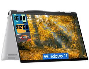 HP Envy x360 2-in-1 14 Laptop, 14" WUXGA Touchscreen, AMD Ryzen 7 8840HS 8-core Processor, AMD Radeon 780M Graphics, 16GB  DDR4  512GB   PCIe SSD, Backlit Keyboard, Bluetooth 5.3, Windows 11 Home