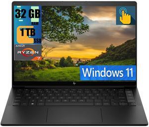 HP Dragonfly Pro One 14 Laptop, 14.0" UXGA Touchscreen, Ryzen 7 7736U Octa Core Processor, AMD Radeon 680M Graphics, 32GB DDR4  1TB PCIe SSD, Backlit KYB, Fingerprint, WiFi 6, Windows 11