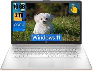 HP 17 Laptop, 17.3" HD+ Touchscreen, Intel Core i7-1355U 10 Cores Processor, Intel Iris Xe Graphics, 16GB DDR4 2TB PCIe SSD, Webcam, HDMI, Backlit KB, FP Reader, Wi-Fi 6, Windows 11 HP 17 Laptop, 17.3" HD+ Touchscreen, Intel Core i7-1355U 10 Cores Processor, Intel Iris Xe Graphics, 16GB DDR4 2TB PCIe SSD, Webcam, HDMI, Backlit KB, FP Reader, Wi-Fi 6, Windows 11