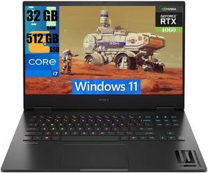 HP Omen 16 Gaming Laptop, 16.1" FHD (1920x1080) 165Hz Display, Intel Core i7-13620H Deca-core Processor, NVIDIA GeForce RTX 4060 8GB GDDR6, 32GB DDR5  512GB PCIe SSD, RGB Backlit KB, Windows 11