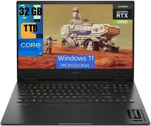 HP Omen 16 Gaming Laptop, 16.1" FHD (1920x1080) 165Hz Display, Intel Core i7-13620H Deca-core Processor, NVIDIA GeForce RTX 4060 8GB GDDR6, 32GB DDR5  1TB PCIe SSD, RGB Backlit KB, Windows 11 Pro