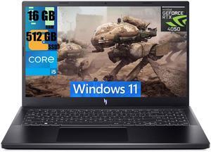 Acer Nitro V 15 Gaming Laptop, 15.6" FHD (1920x1080) 144Hz Display, Intel 8-core i5-13420H Processor, GeForce RTX 4050 6GB Graphic, 16GB DDR5  512GB PCIe SSD, Backlit KB, Bluetooth 5.1, Windows 11