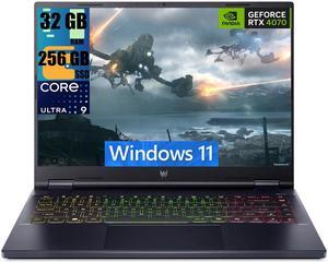 Acer Predator Helios Neo 14 Gaming Laptop, 14.5" WQXGA+ (3072x1920) 165Hz, Intel 16-core Ultra 9 185H Processor, GeForce RTX 4070 8GB Graphic, 32 DDR4  256 PCIe SSD, RGB Backlit KB, Windows 11 Home