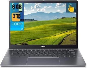 Acer Chromebook Plus 14Laptop, 14" FHD (1920 x 1080) Touchscreen, Intel 8-core i3-N305 Processor, Intel UHD Graphics, 8GB  DDR4  2TB PCIe SSD, Wi-Fi | Bluetooth, Chrome OS