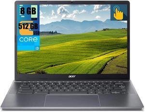 Acer Chromebook Plus 14Laptop, 14" FHD (1920 x 1080) Touchscreen, Intel 8-core i3-N305 Processor, Intel UHD Graphics, 8GB  DDR4  512GB  PCIe SSD, Wi-Fi | Bluetooth, Chrome OS