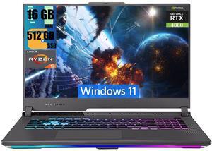 ASUS ROG Strix G17 Gaming Laptop, 17.3" WQHD (2560x1440) 240Hz, AMD 12-Core Ryzen 9 7845HX Processor, NVIDIA GeForce RTX 4060 8GB Graphic, 16GB DDR5  512GB PCIe SSD, RGB Backlit, Windows 11
