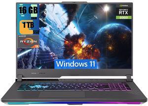 ASUS ROG Strix G17 Gaming Laptop, 17.3" WQHD (2560x1440) 240Hz, AMD 12-Core Ryzen 9 7845HX Processor, NVIDIA GeForce RTX 4060 8GB Graphic, 16GB DDR5  1TB PCIe SSD, RGB Backlit, Windows 11