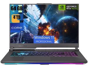 ASUS ROG Strix G16 Gaming Laptop, 16" WUXGA (1920x1200) 165Hz, Intel 24-core i9-14900HX Processor, NVIDIA GeForce RTX 4070 8GB Graphic, 64GB DDR5  4TB PCIe SSD, 4-Zone RGB Backlit, Windows 11 Pro