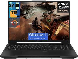 ASUS TUF A16 Gaming Laptop, 16" FHD+ (1920x1200) 165Hz Display, AMD Ryzen 7 7735HS 8 Cores Processor, AMD Radeon RX7600S Graphics, 32GB DDR5  1TB PCIe SSD, Backlit Keyboard, Windows 11 Pro